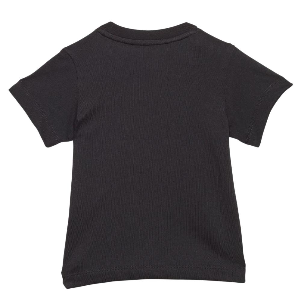 T-Shirt Noir Garçon Adidas Trefoil vue 2