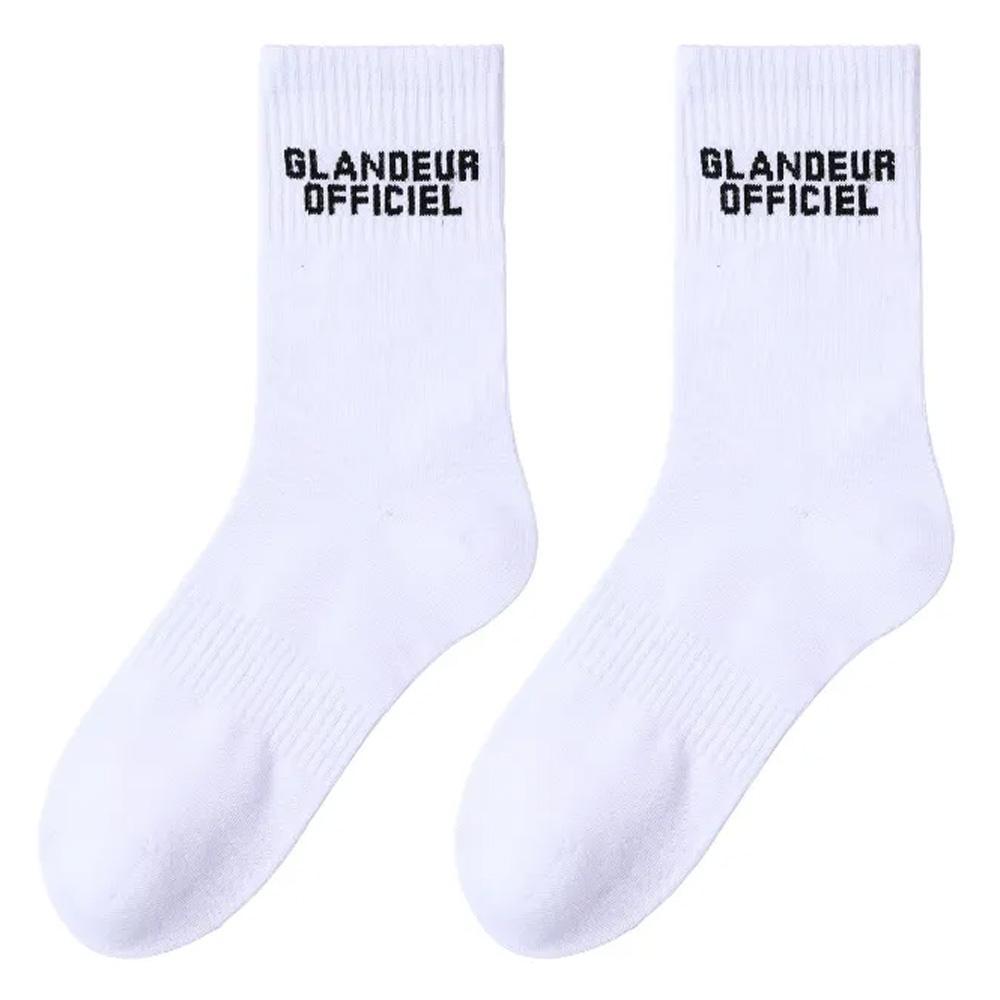 Weiße Herrensocken Stella Green Glandeur Officiel günstig