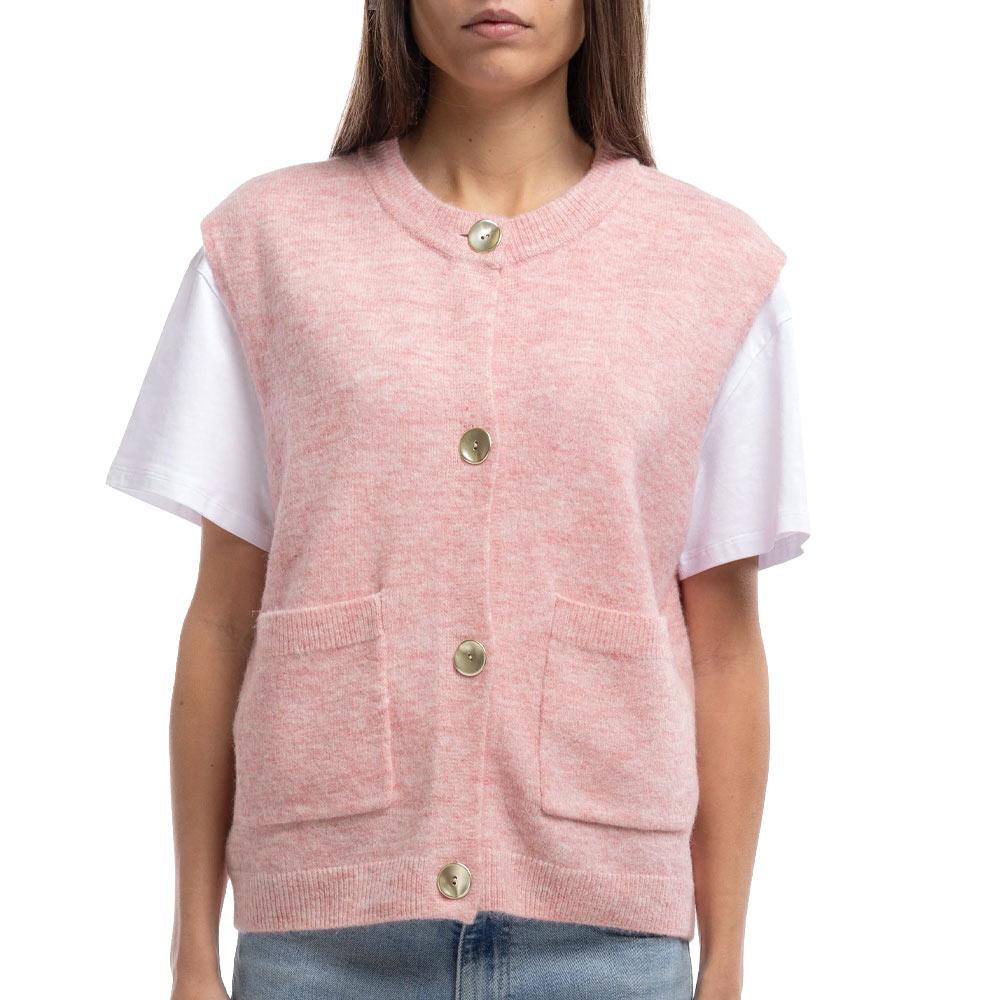 Gilet Rose Femme Teddy Smith Hazel pas cher