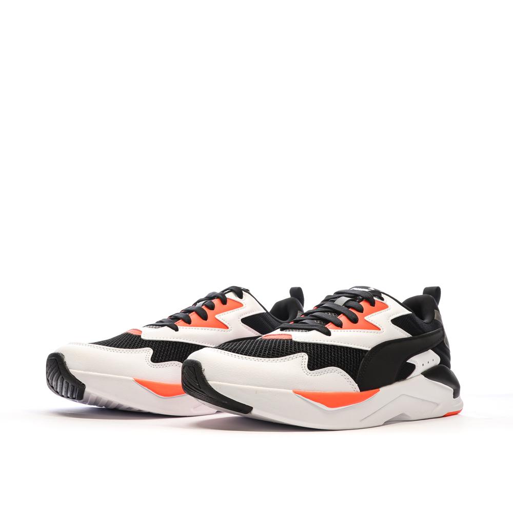 Baskets Blanches/Noires/Orange Homme Puma X-Ray Lite vue 6