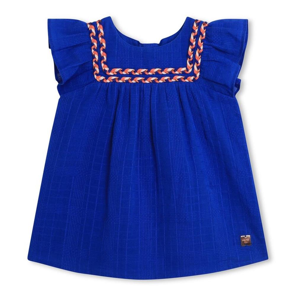 Robe Bleu Bébé Fille Carrément Beau Y30099 pas cher