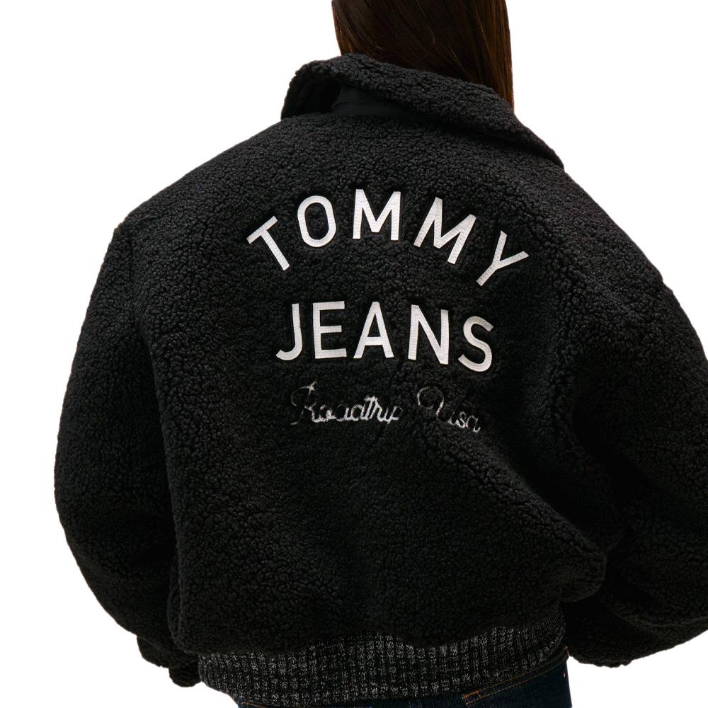 Veste Noire Femme Tommy Hilfiger Varsity vue 2