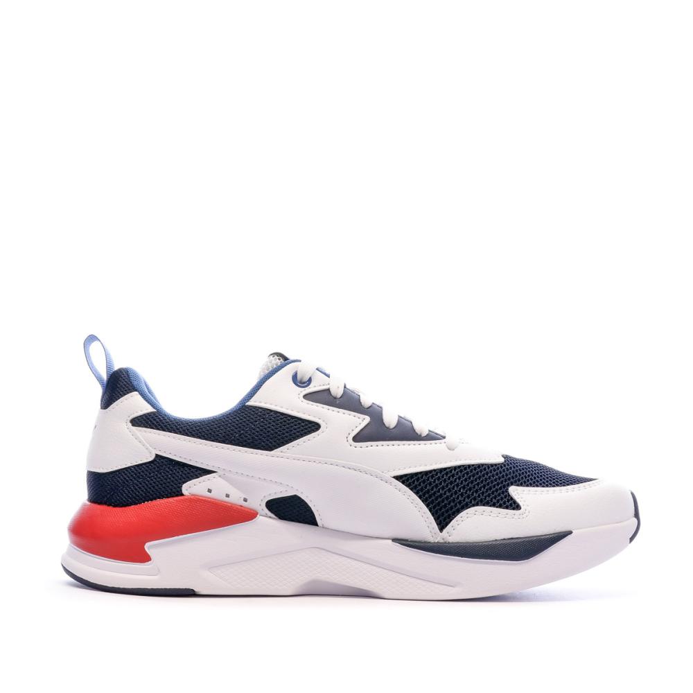 Baskets Blanches/Marines Homme Puma X-Ray Lite vue 2