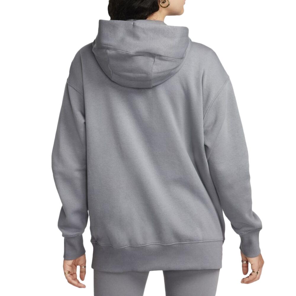Sweat Capuche Gris Foncé Femme Nike Swsh vue 2