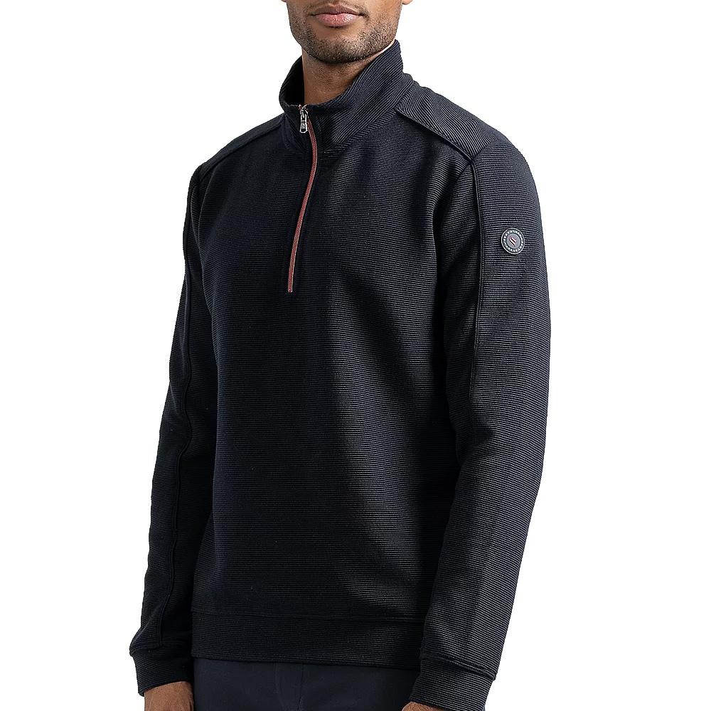 Sweat 1/4 de Zip Marine Homme Sun Valley LIBY pas cher