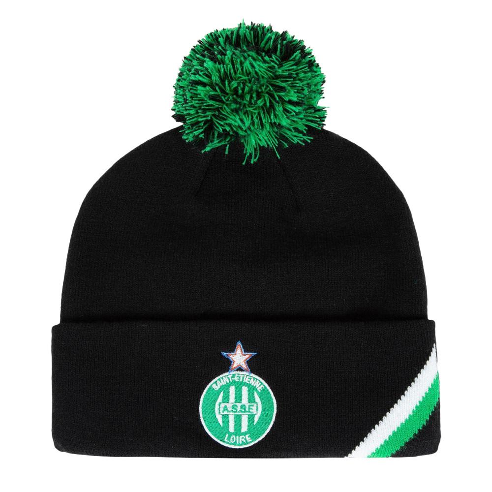 ASSE Bonnet à pompon Noir Mixte Le Coq Sportif pas cher