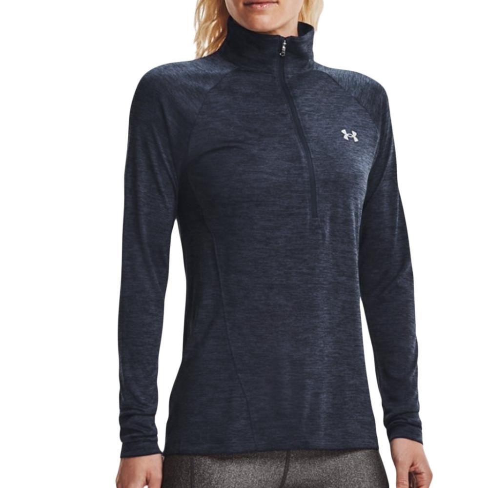 Pull ½ zip Marine Femme Under Armour Twist pas cher