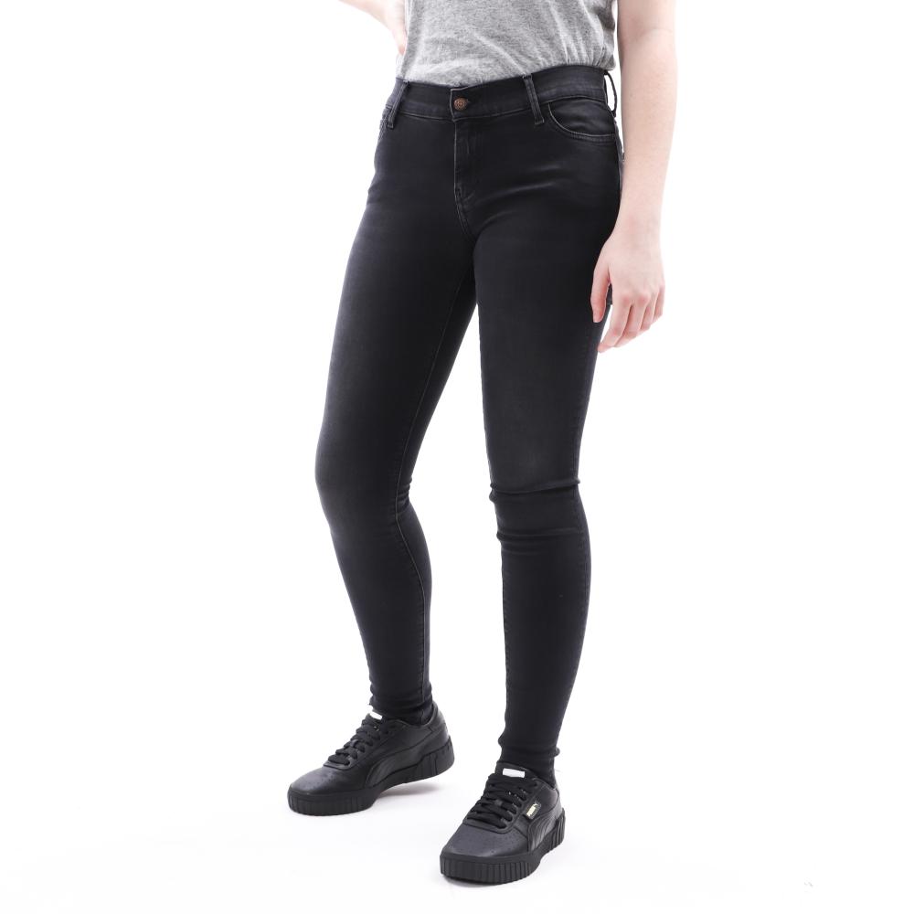 Jean Skinny Noir délavé Femme Teddy Smith pas cher