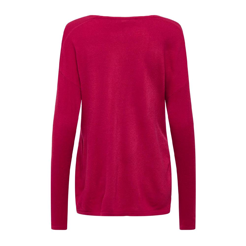 Pull en Maille Rose Femme Only Lamalia vue 2