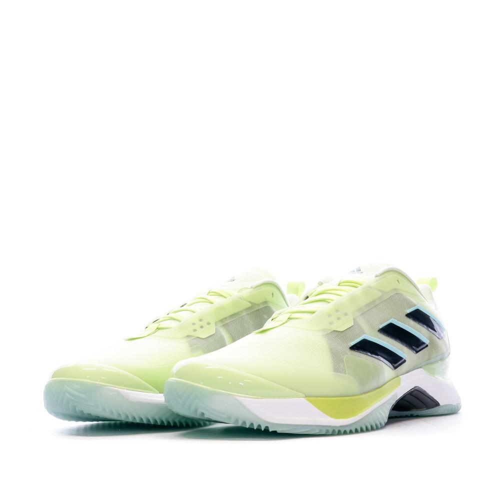 Chaussures de Tennis Jaune Homme Adidas Avacourt Clay vue 6