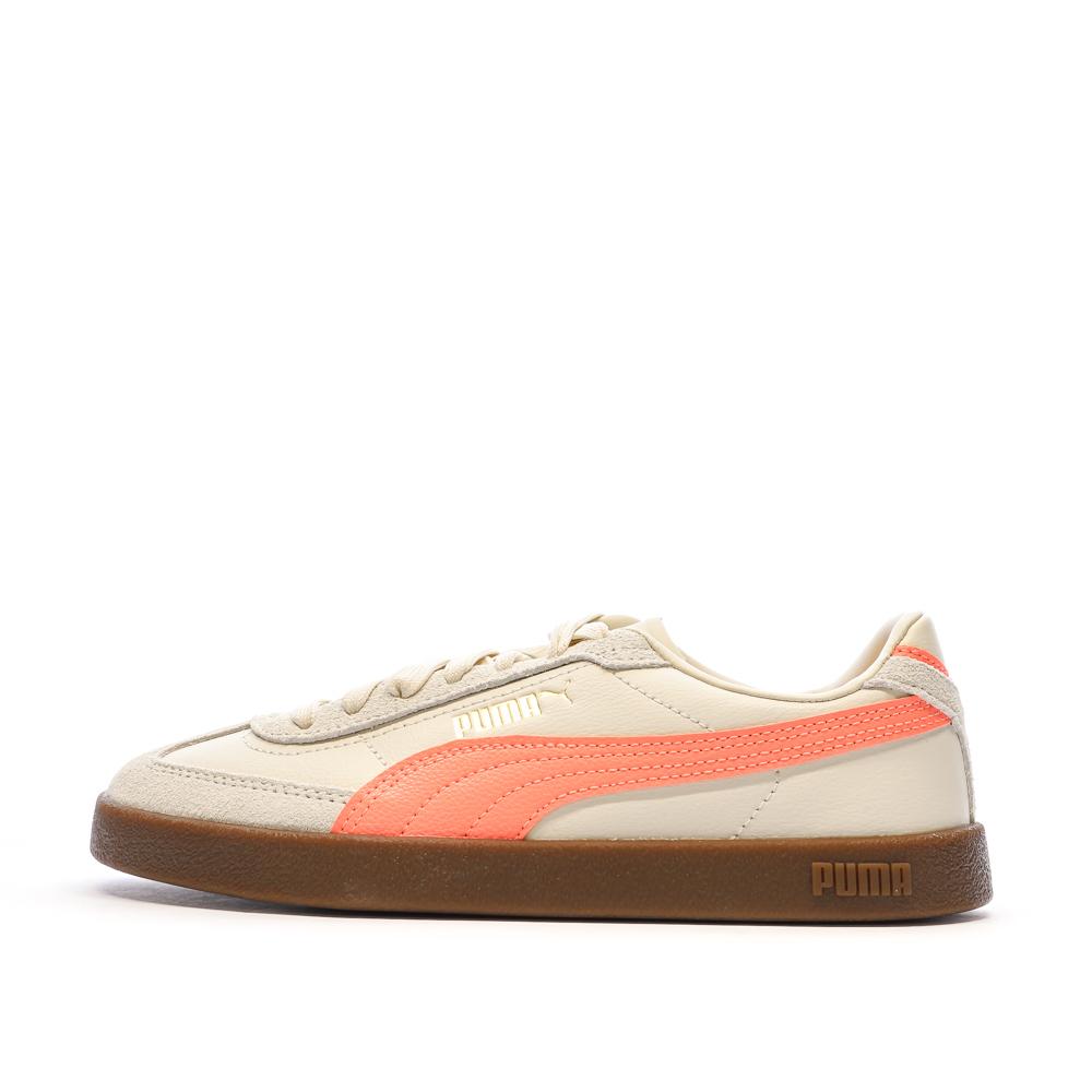 Baskets Beige/Orange Femme Puma Club Ii Era pas cher