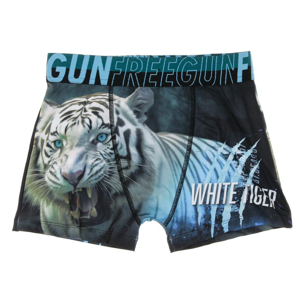 Boxer Bleu Garçon Freegun Tiger pas cher