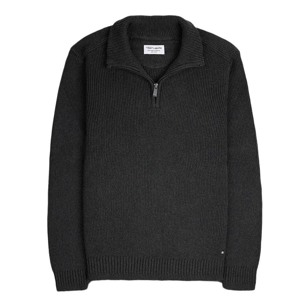 Pull Noir Homme Teddy Smith Harcour pas cher