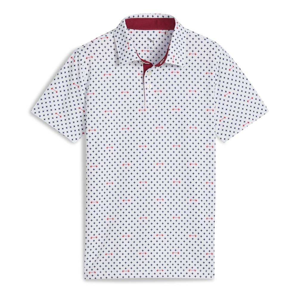 Polo de Golf Blanc Garçon Puma Boys Mattr Burgh pas cher
