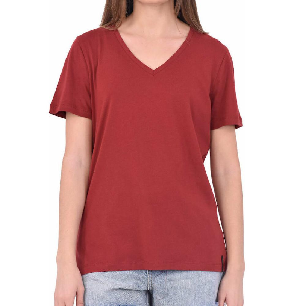 T-shirt Rouge Femme Superdry LightWeight pas cher