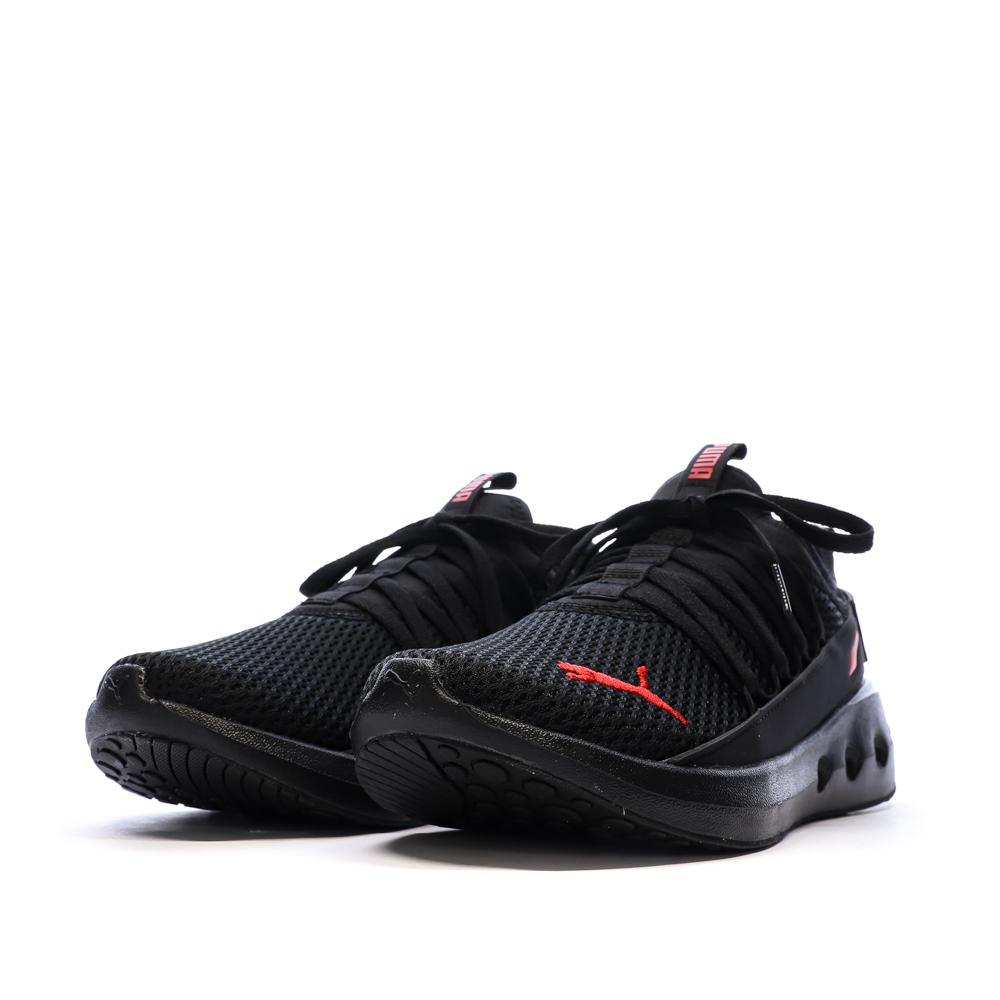 Chaussures de Sport Noir/Rouge Garçon/Homme Puma Softride Carson vue 6