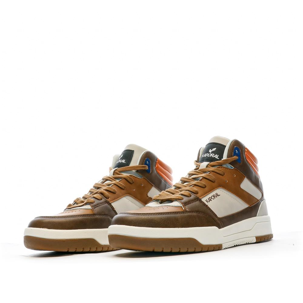 Baskets Marron Homme Kaporal Badhigh vue 6