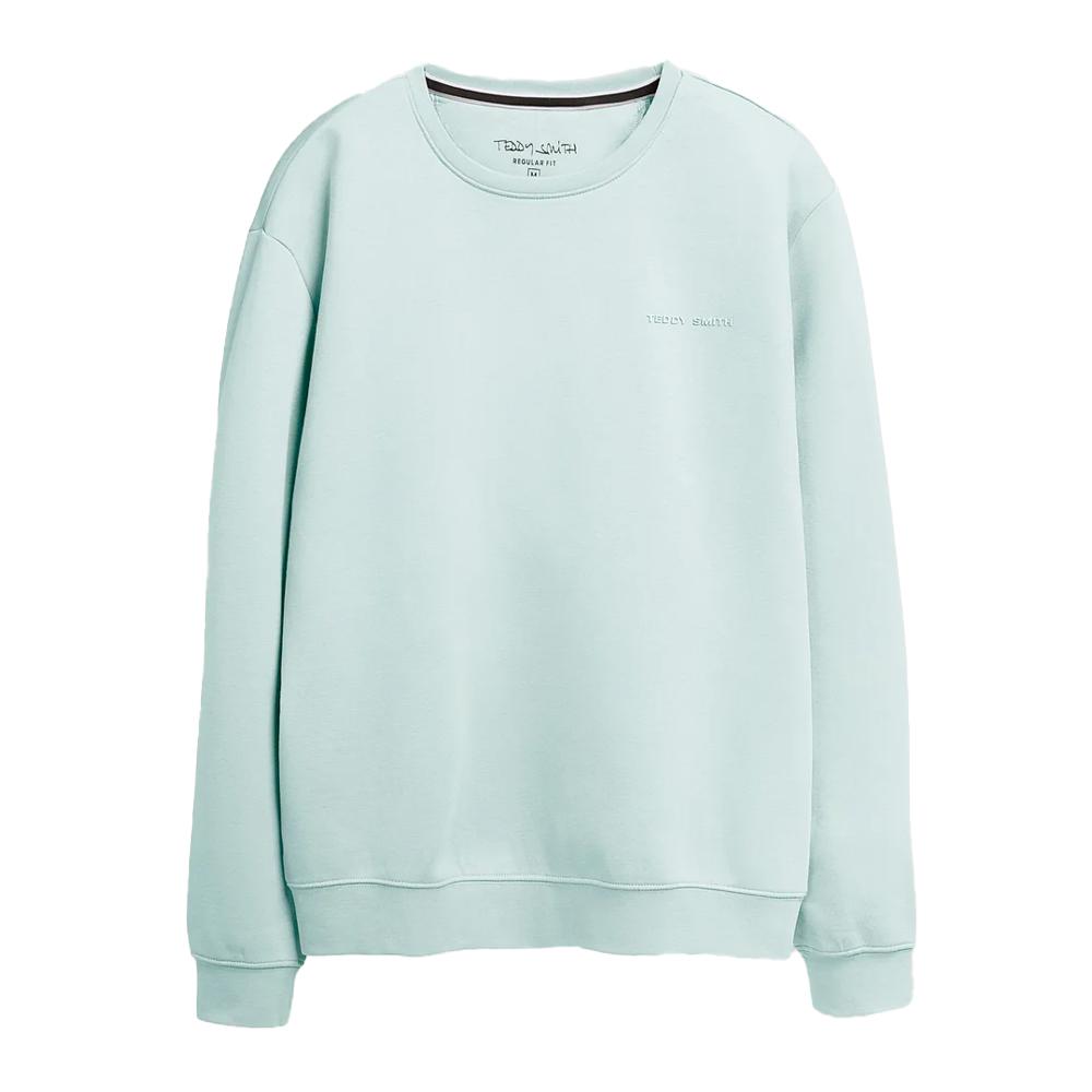 Sweat Vert Homme Teddy Smith Snark pas cher