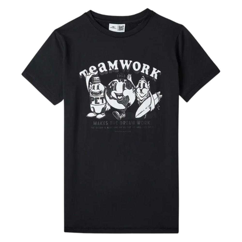 T-Shirt Noir Garçon O'Neill Hybrid pas cher