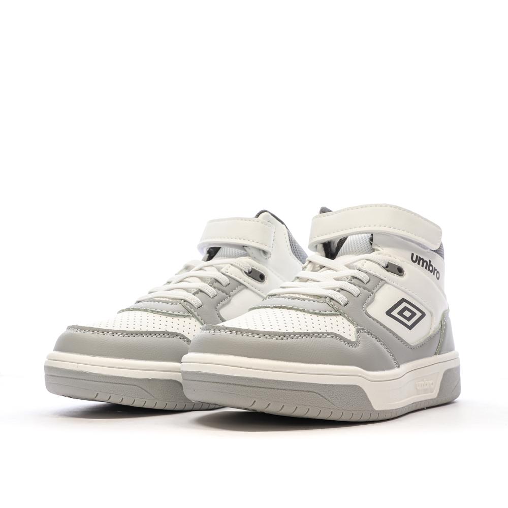 Baskets Grises/Blanches Garçon Rouge Umbro Olly Vlc vue 7