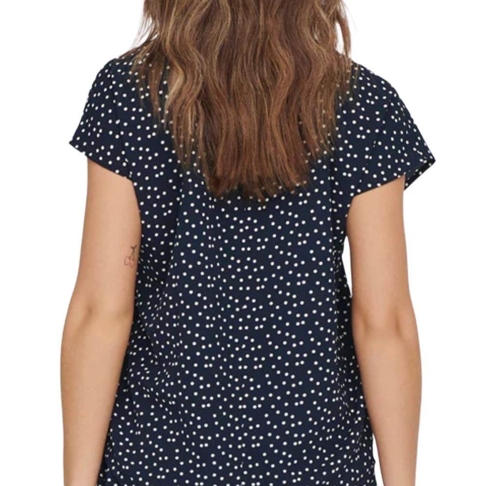 Blouse Marine à pois Femme JDY Piper vue 2