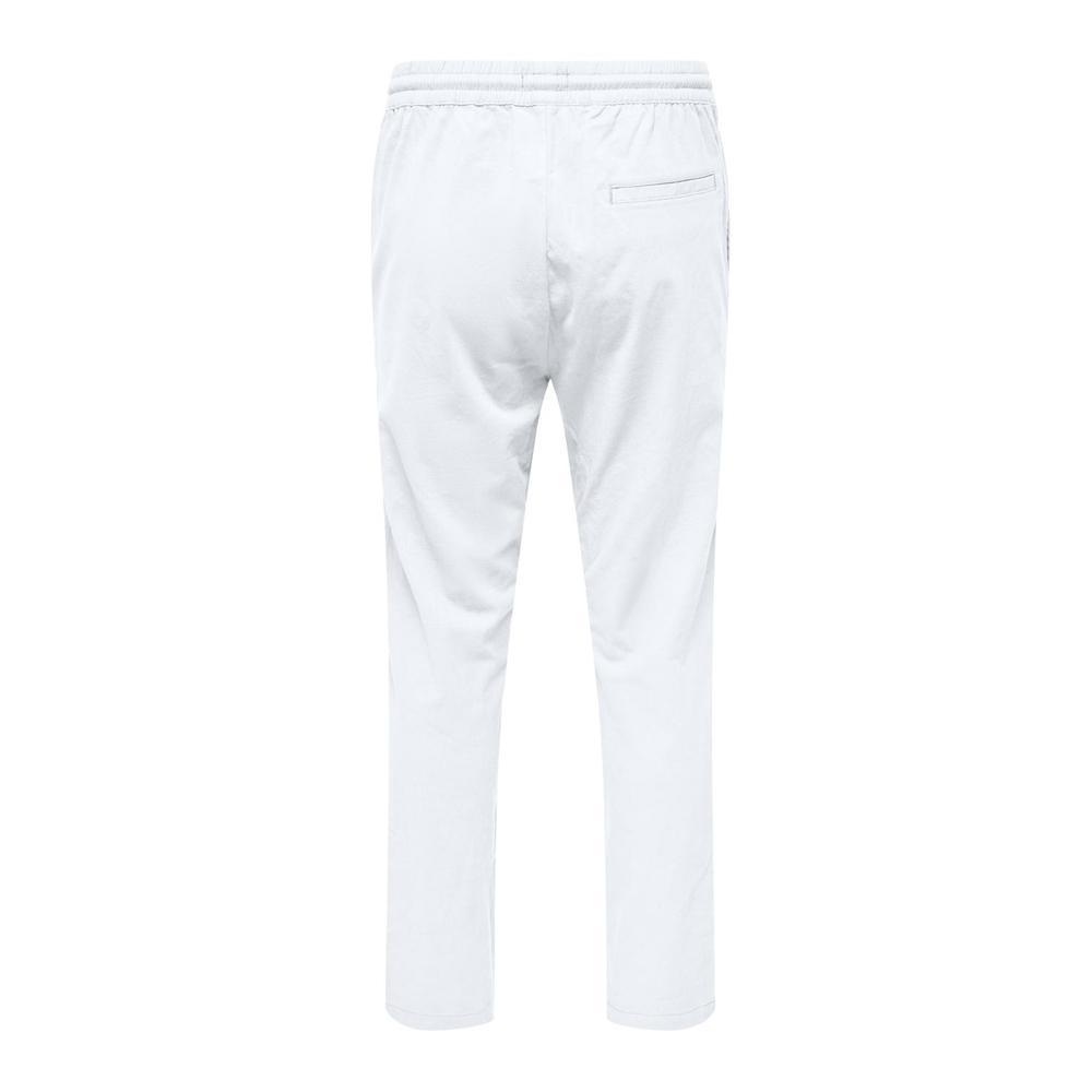 Pantalon fluide Blanc Homme Only & Sons Capri vue 2