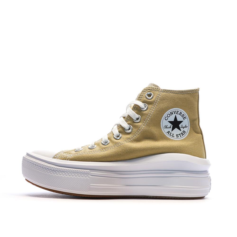 Baskets Moutarde Femme Converse Seasonal pas cher