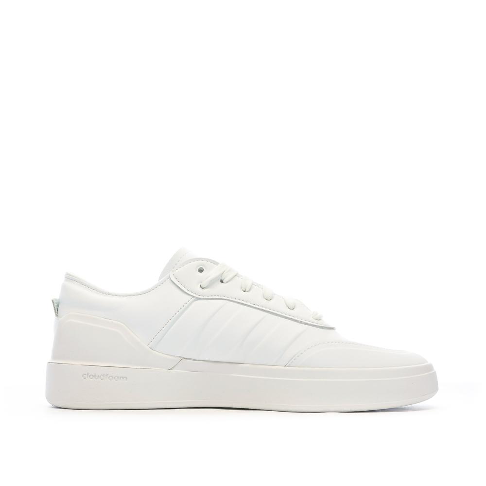 Baskets Blanches Homme Adidas Court Revival vue 2