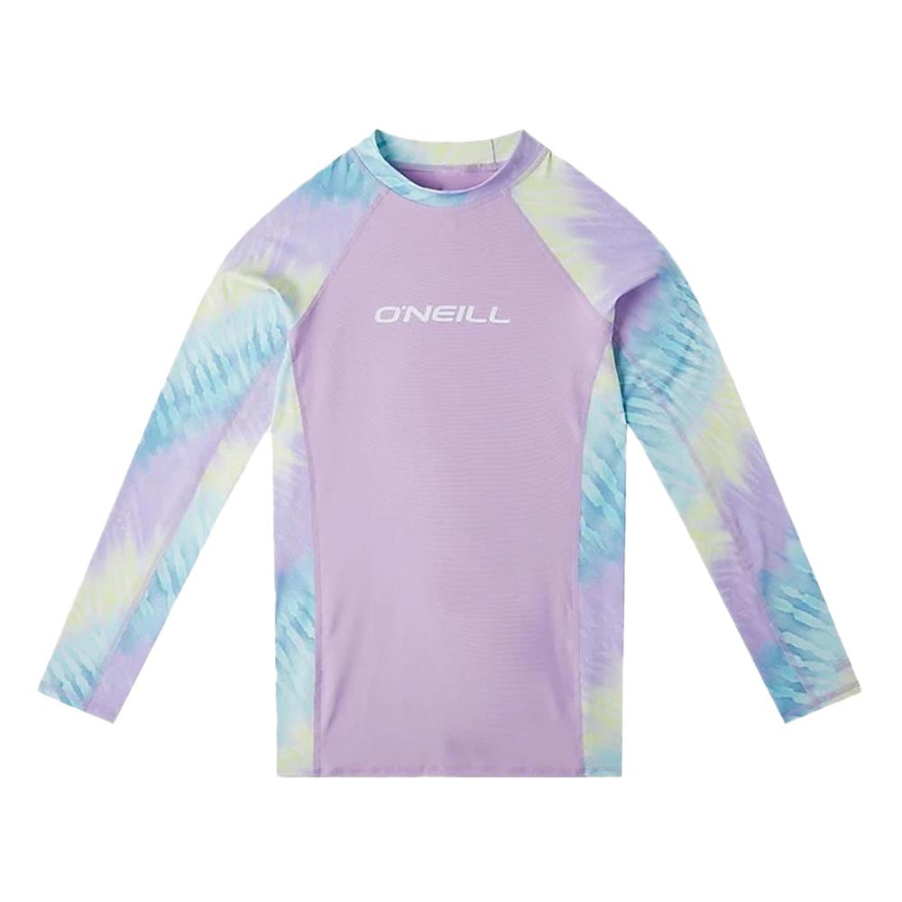 Lycra Violet/Bleu Fille O'Neill Printed Skin pas cher