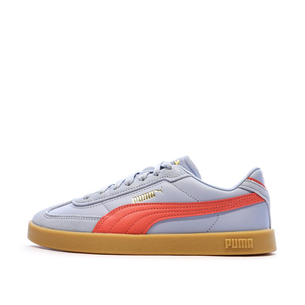 Basket Bleu/Orange Mixte Puma Club Ii Era pas cher