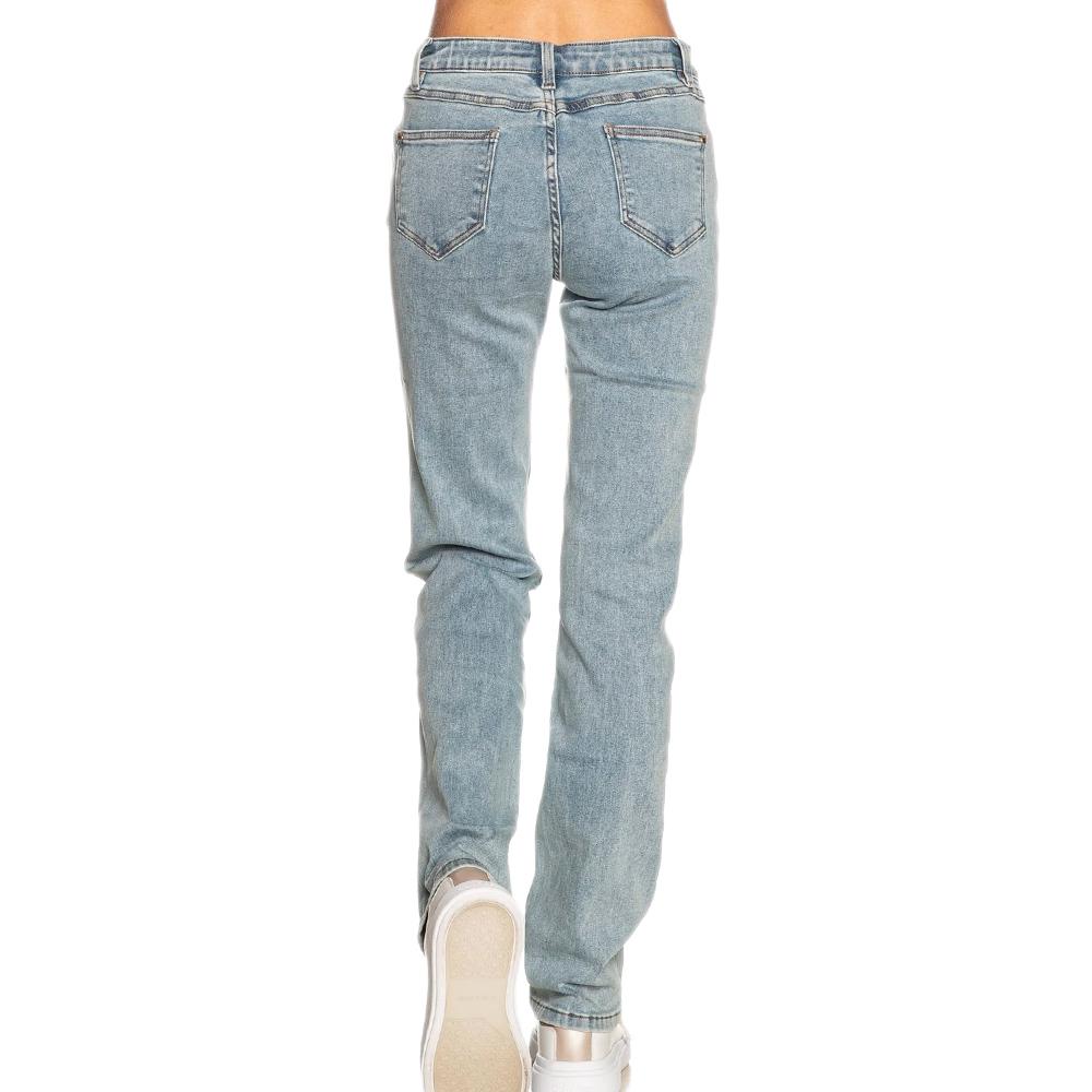 Jean Droit Bleu Femme Morgan 221 vue 2