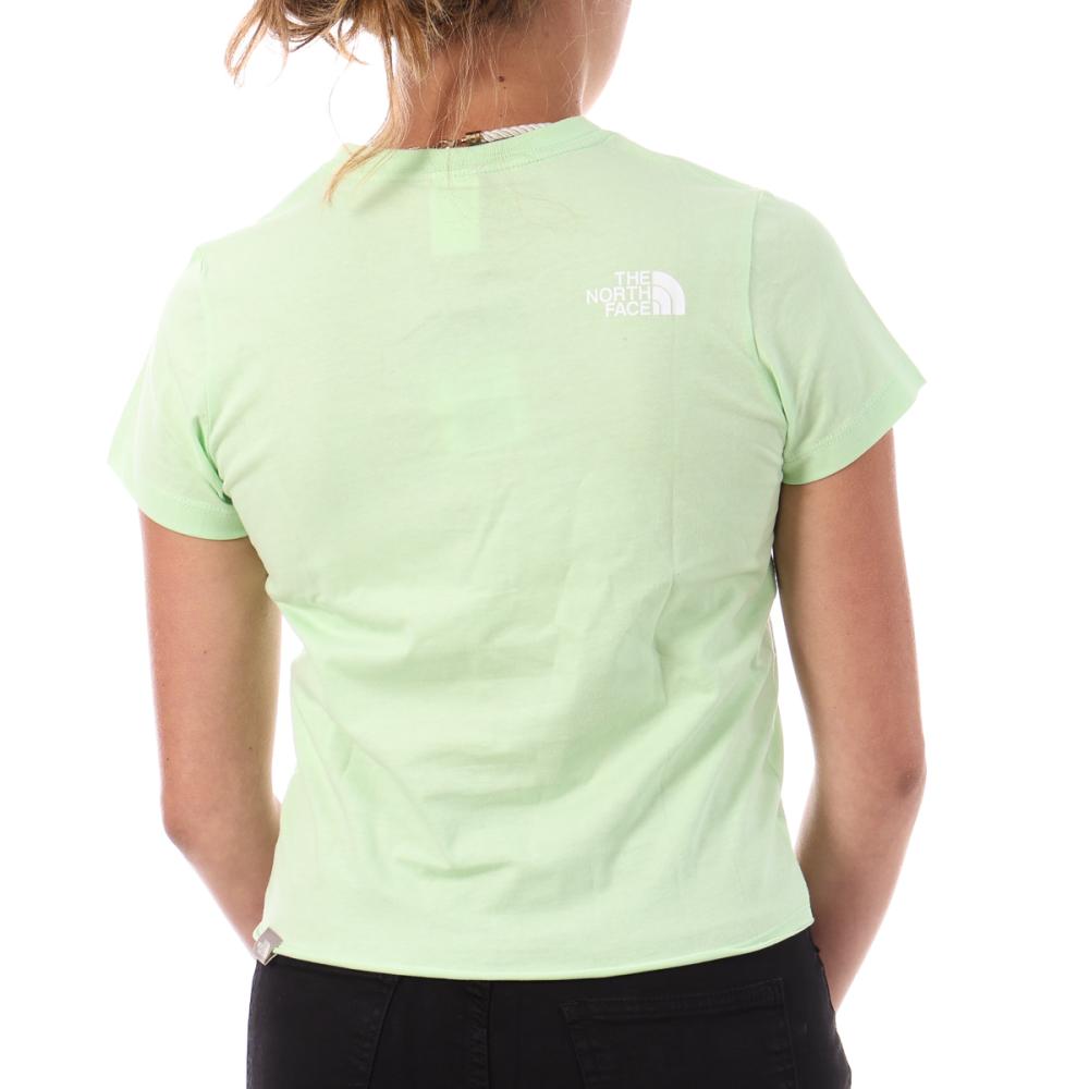 T-shirt Vert Femme The North Face W Coordinates vue 2