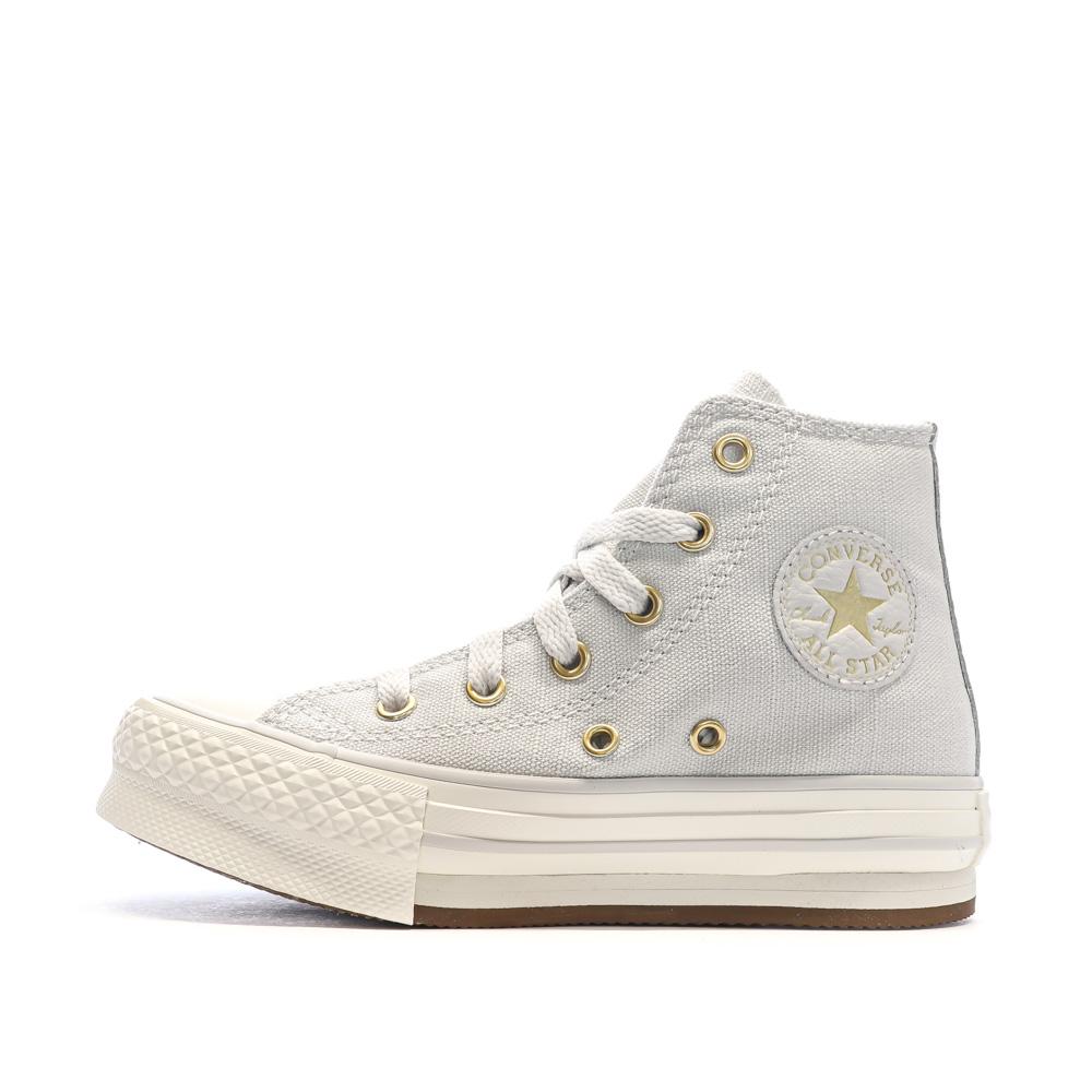 Baskets Grises Fille Converse All Star Eva A10382C pas cher