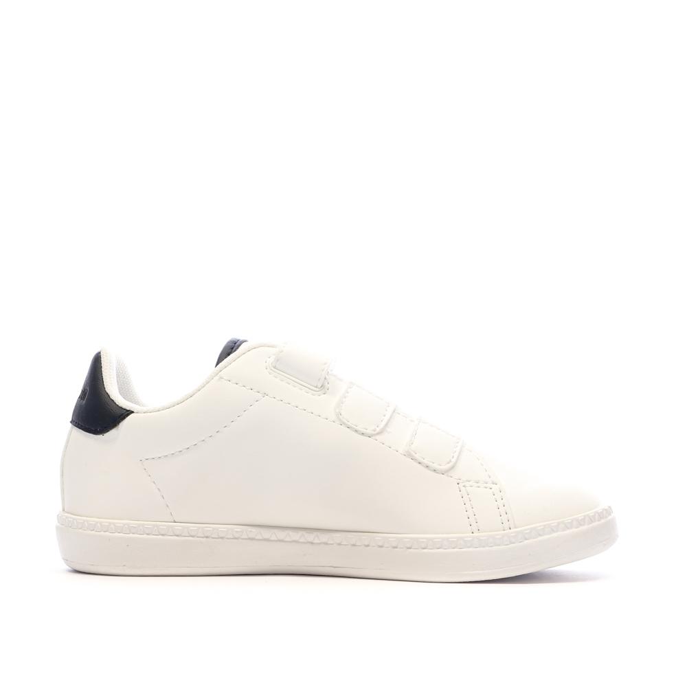 Baskets Blanches Garçon Le Coq Sportif Courtset Optical vue 2