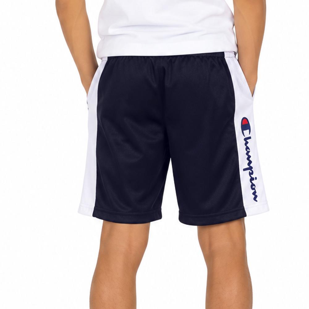 Short Marine/Blanc Garçon Champion C914SH199 vue 2