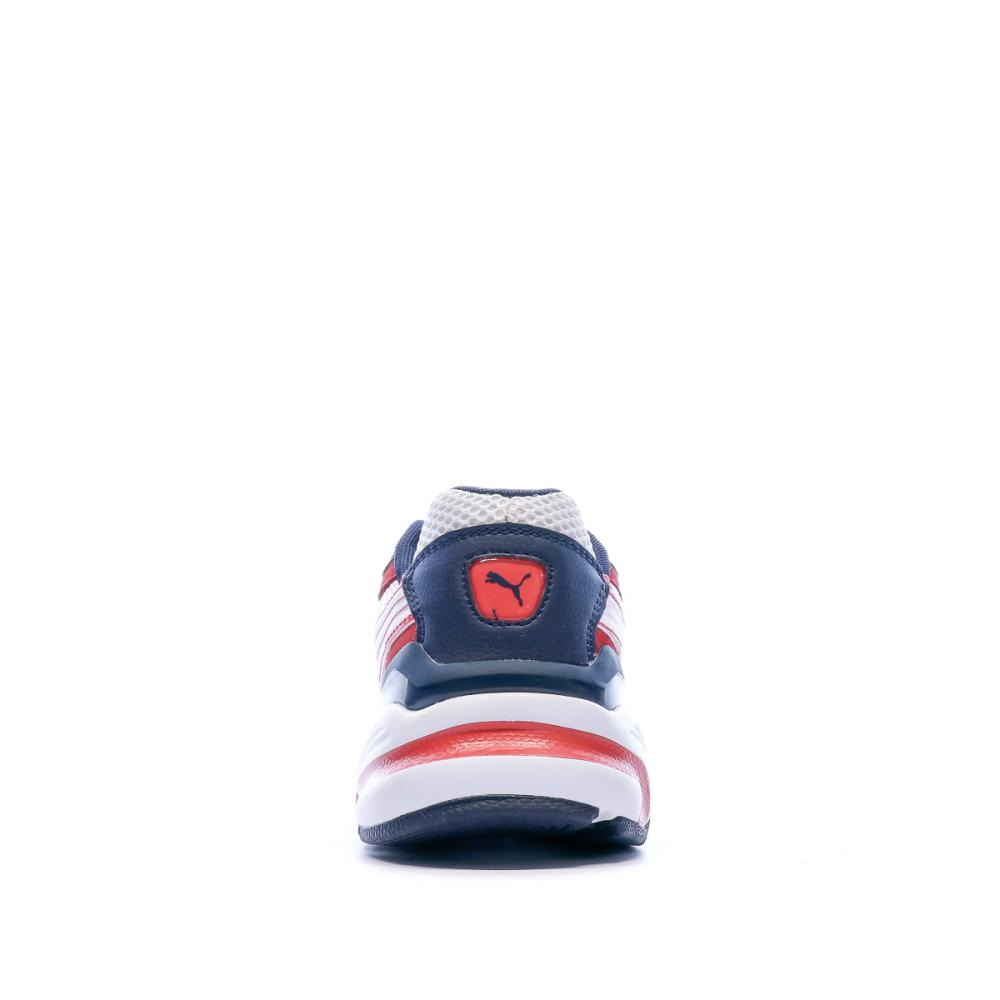 Baskets Marine/Blanc/Rouge Homme Puma SUPR vue 3