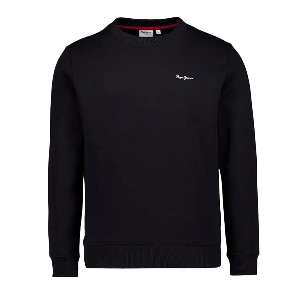 Sweat Noir Homme Pepe jeans Griffin Crew vue 2
