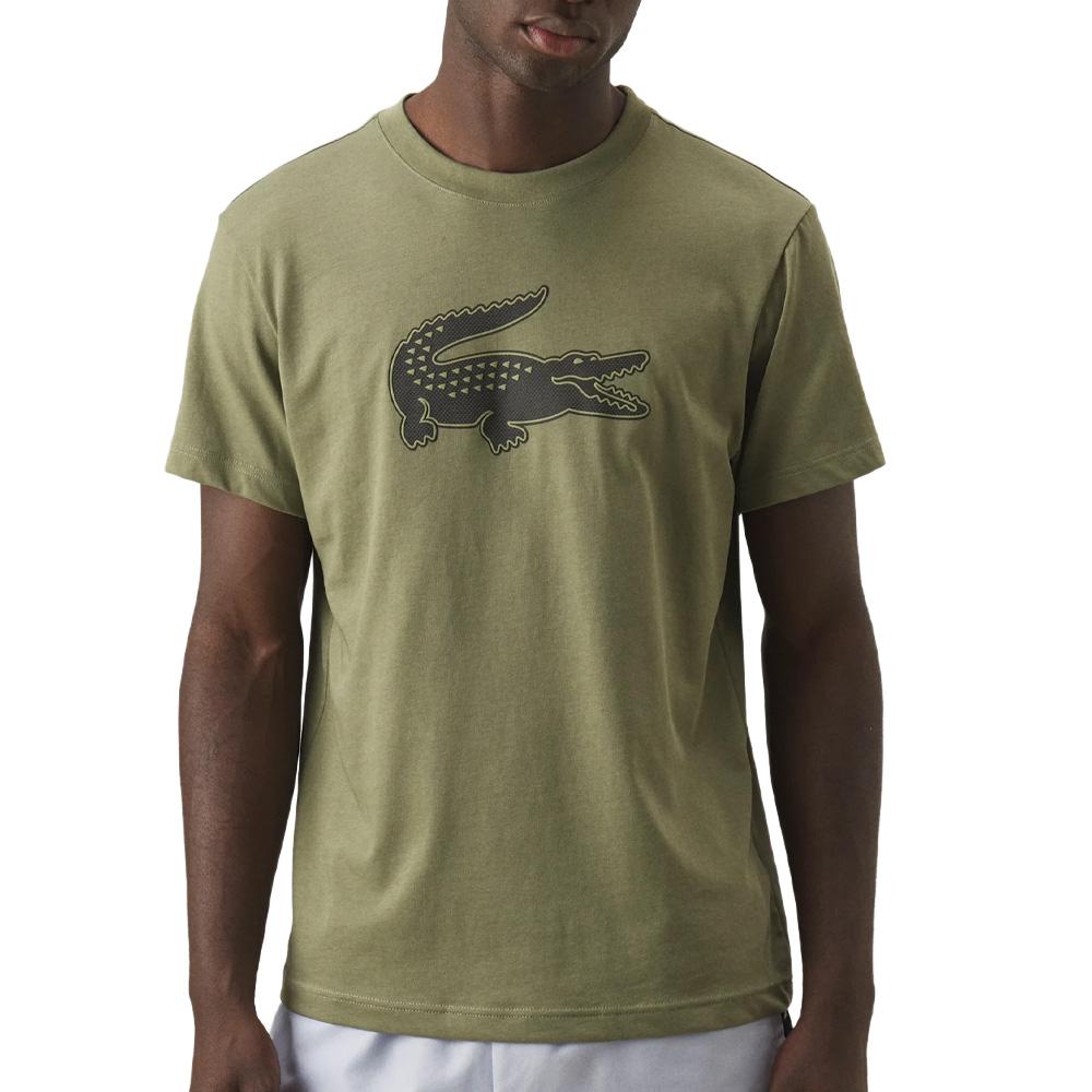 T-shirt Kaki Homme Lacoste TH2042 pas cher