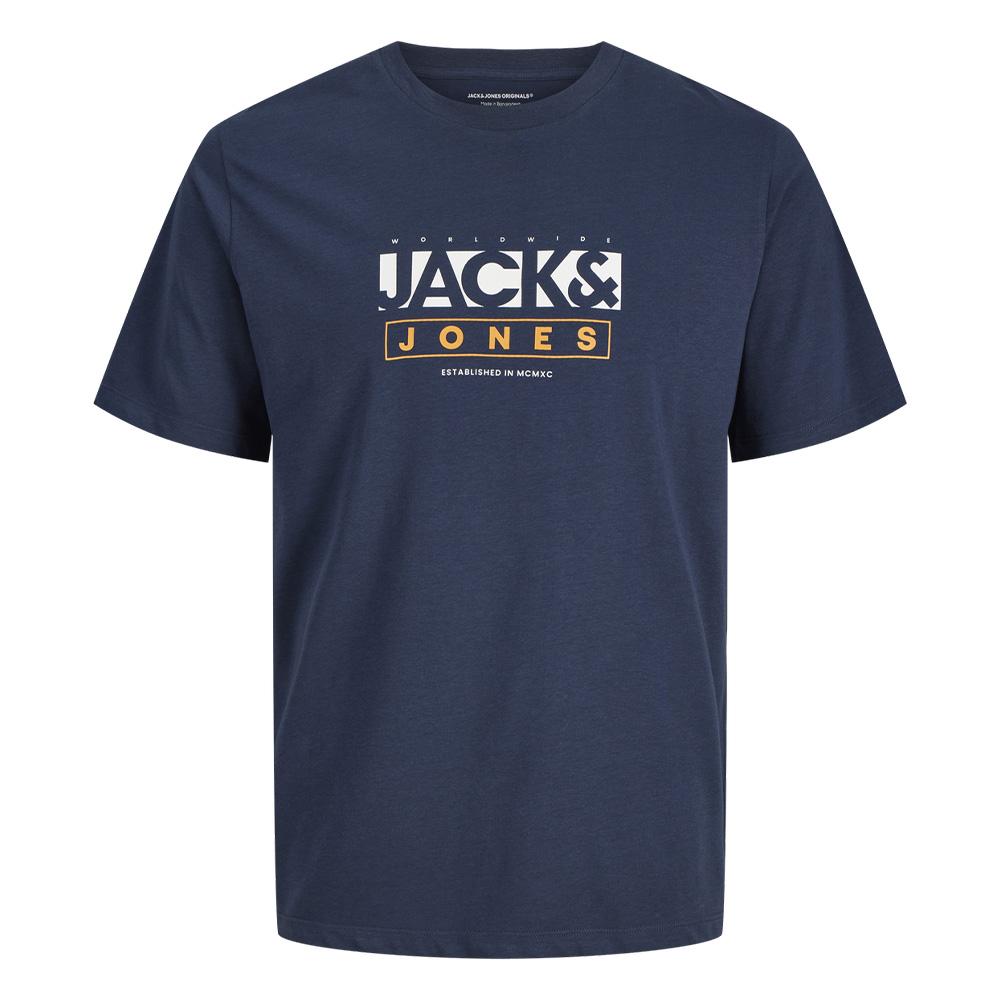 T-Shirt Marine Homme Jack & Jones Jorsevens pas cher