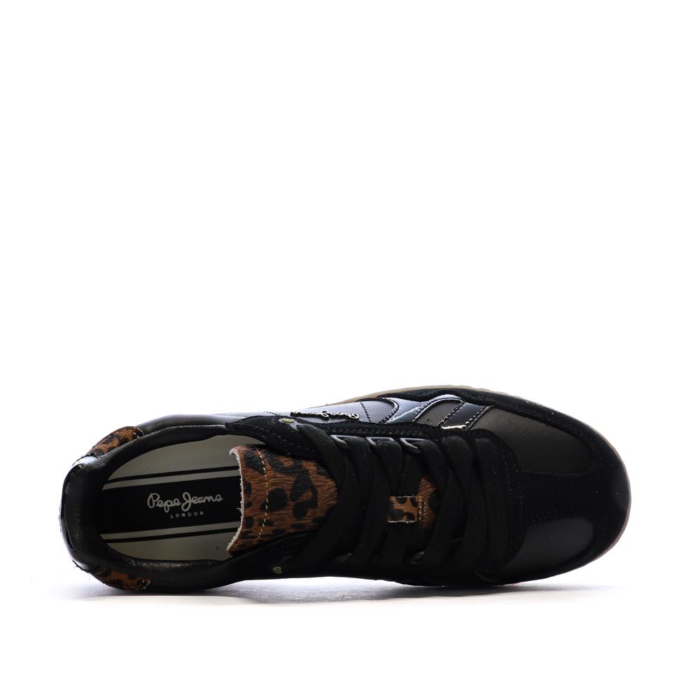 Baskets Noires Femme Pepe jeans Ball Night vue 5