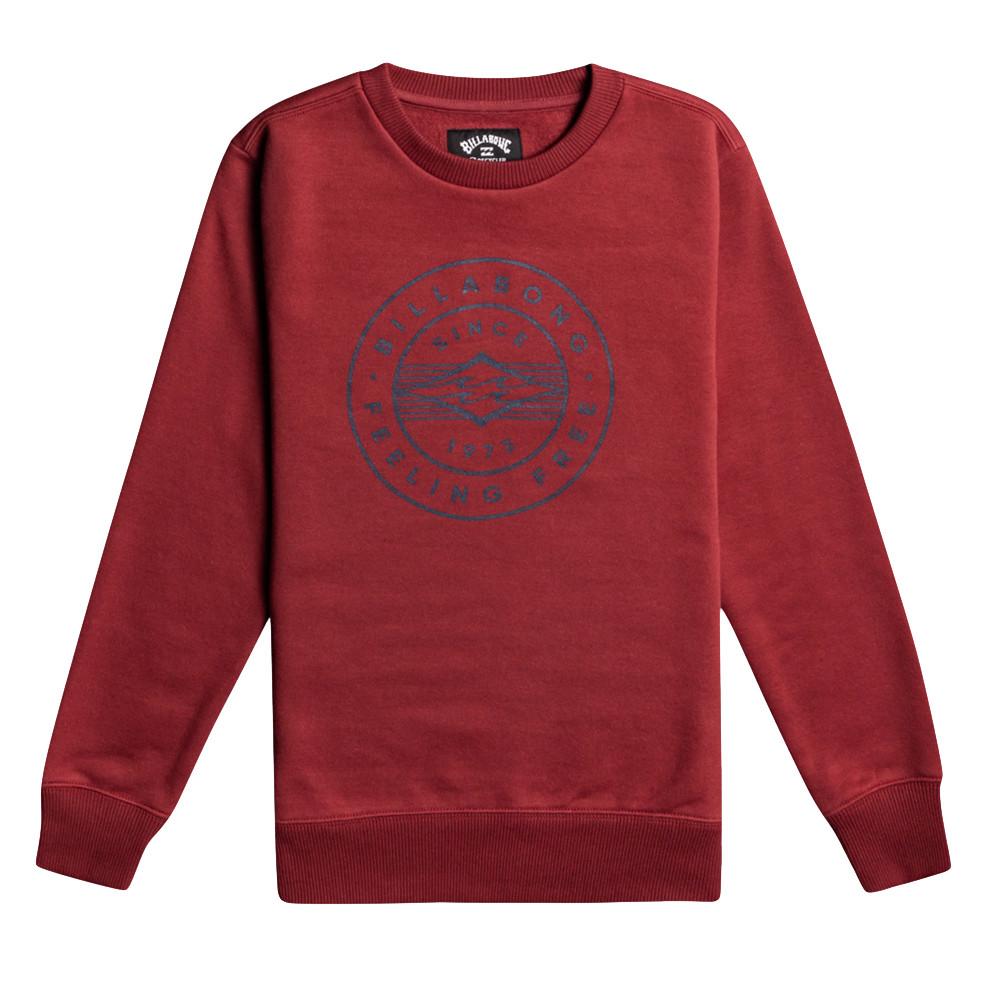 Sweat Bordeaux Garçon Billabong Stamp pas cher