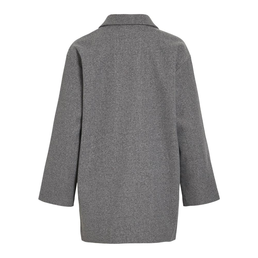 Manteau Gris Femme Vila Sakaya vue 2