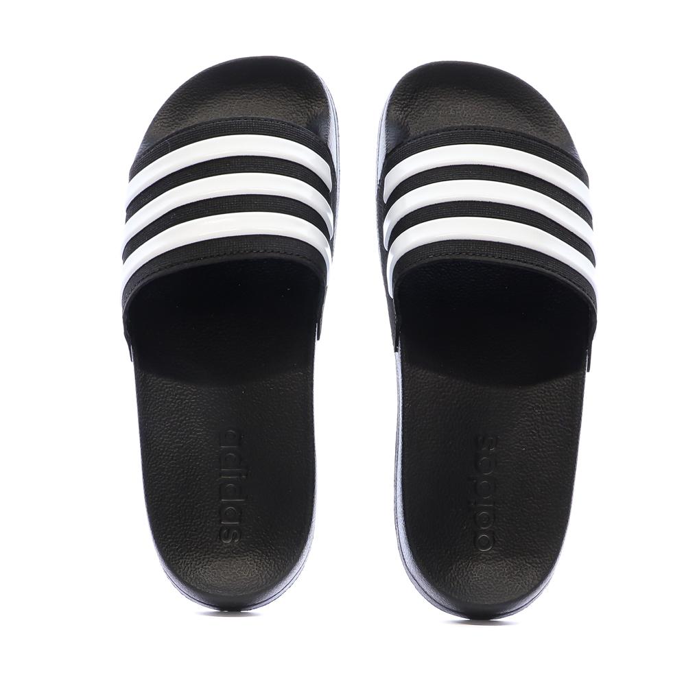 Claquettes Noires Enfant Adidas Adilette Shower K vue 3