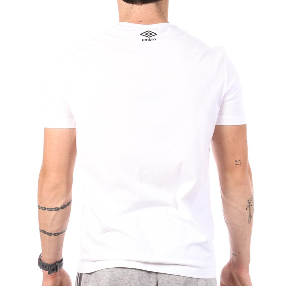 T-shirt Blanc Homme Umbro Outl Net vue 2