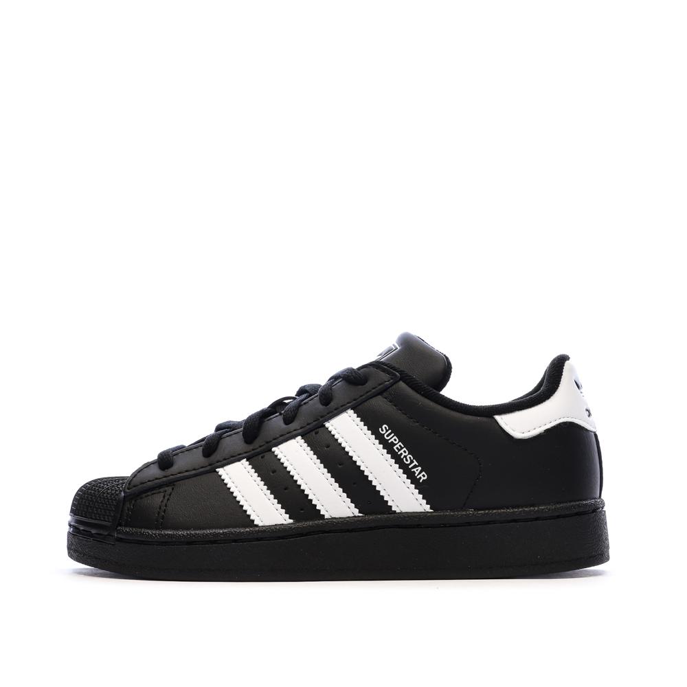 Baskets Superstar Noir/Blanc Mixte Adidas pas cher