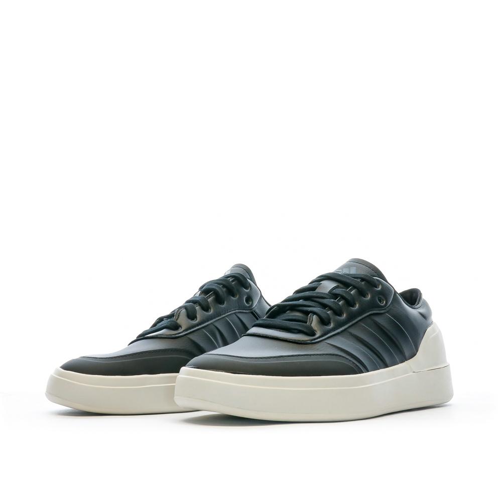 Baskets Noir/Blanc Homme Adidas Court Revival vue 6