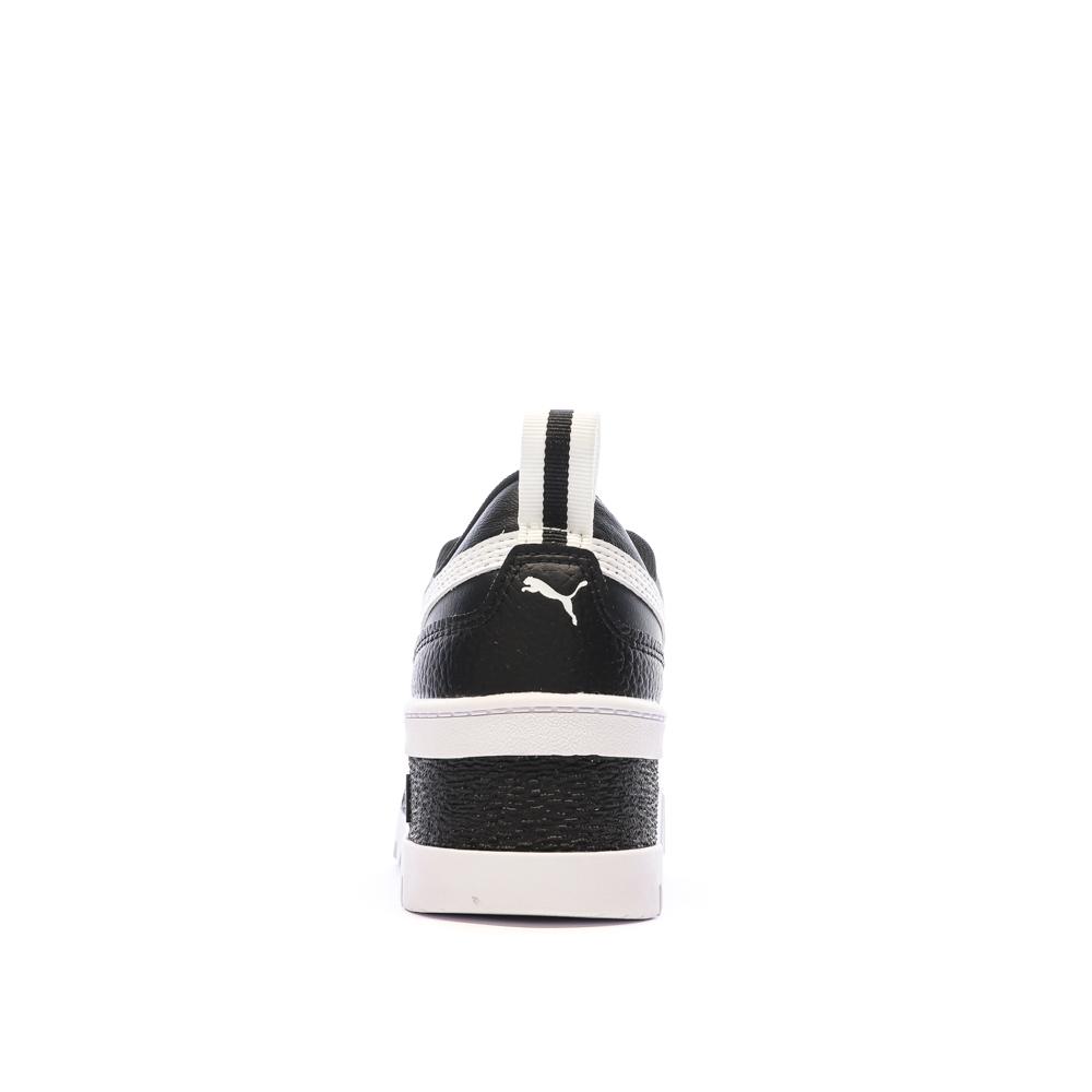 Baskets Noir/Blanc Femme Puma Mayze Wedge vue 3