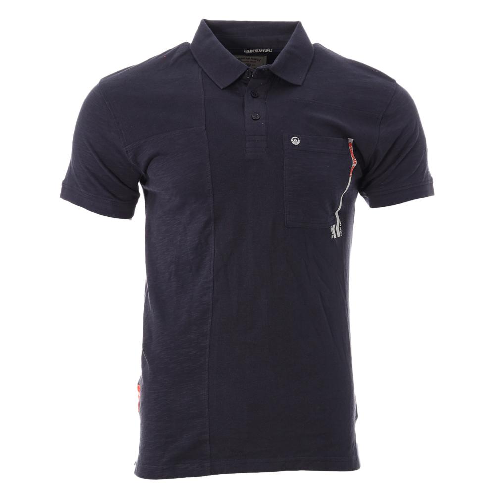 Polo Marine Homme American People 103 pas cher