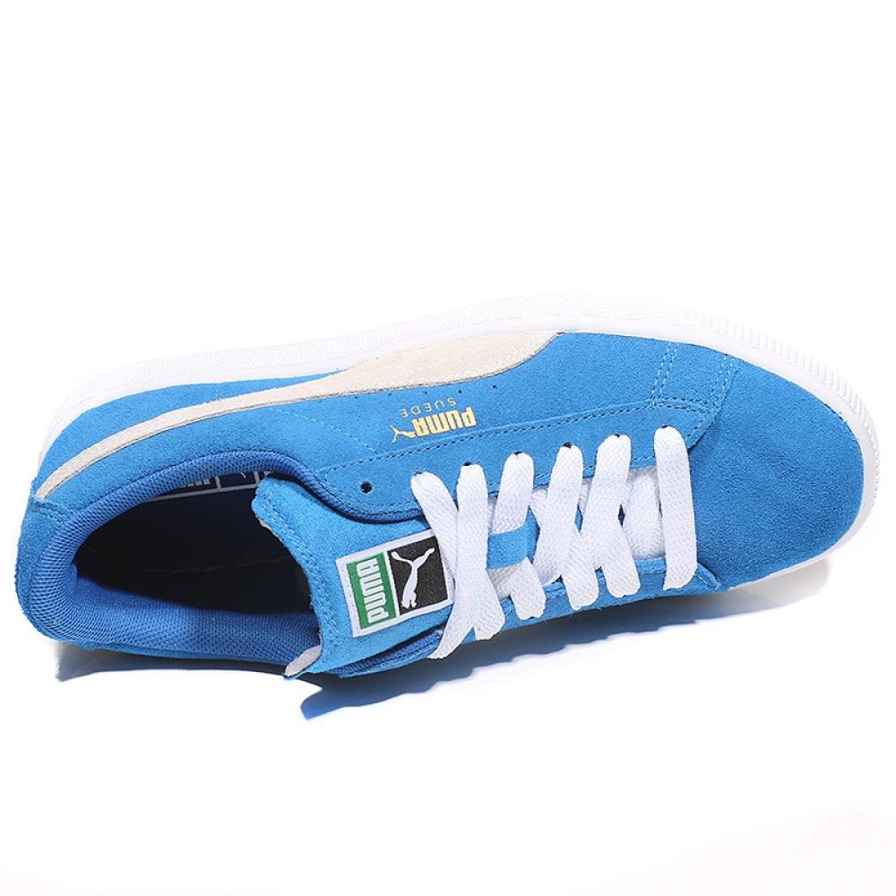Baskets Bleu Mixte Puma Suède Classique vue 4