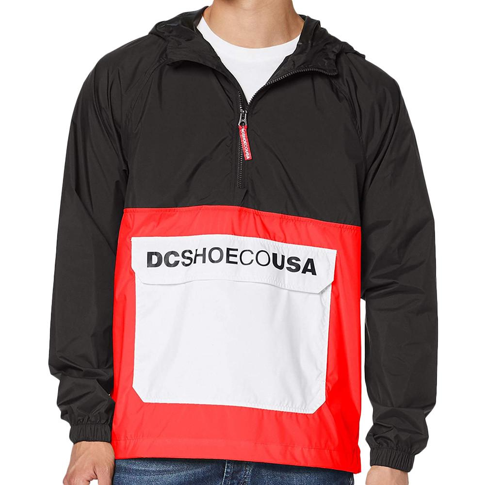 Coupe-Vent Noir/Rouge Homme DC Shoes Sedgefield pas cher